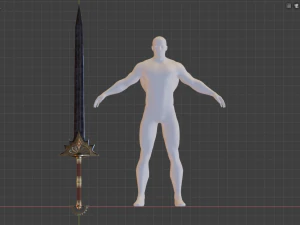 zweihander 3D Model