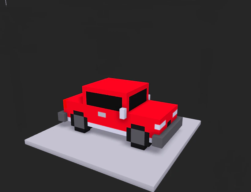 car red 3D Model .c4d .max .obj .3ds .fbx .stl .blend