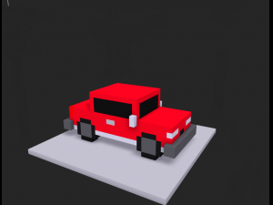 car red 3D 모델