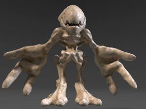 alien 3D Print Model