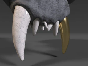 b&ouml;ser Sch&auml;del 3D Modell