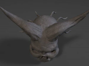 b&ouml;ser Sch&auml;del 3D Modell