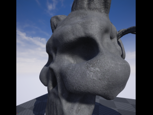 evil skull Modèle 3D