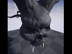 b&ouml;ser Sch&auml;del 3D Modell