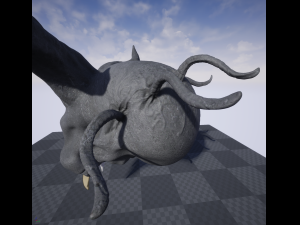 evil skull Modèle 3D