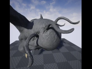 b&ouml;ser Sch&auml;del 3D Modell