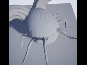 b&ouml;ser Sch&auml;del 3D Modell