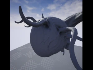 b&ouml;ser Sch&auml;del 3D Modell