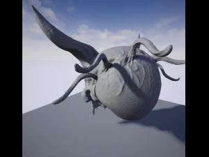 b&ouml;ser Sch&auml;del 3D Modell