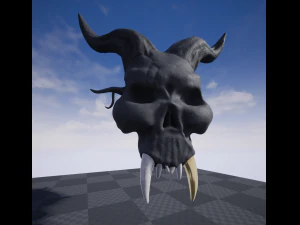 b&ouml;ser Sch&auml;del 3D Modell
