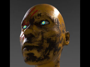 android tribe girl 3D Model