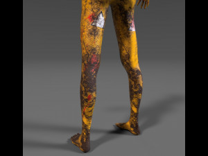android tribe girl 3D Модель