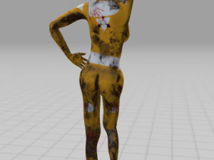 android tribe girl 3D Model