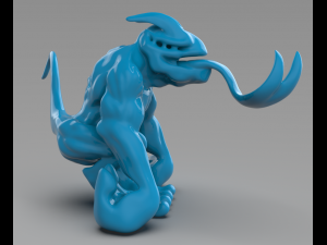 zung creature 3D-printmodel