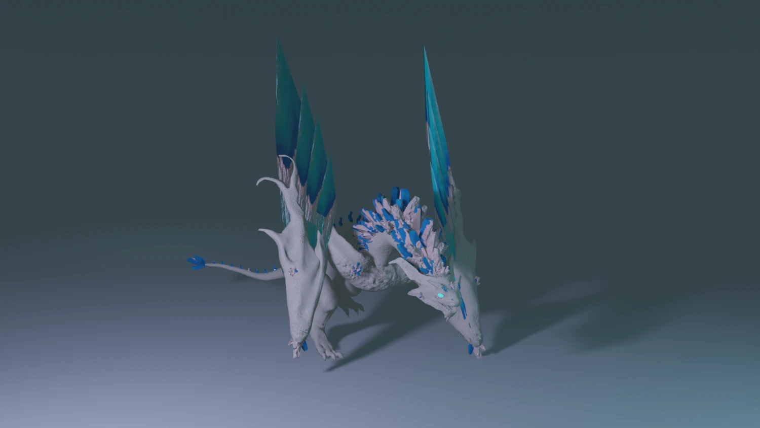 Wyvern 3D Model .c4d .max .obj .3ds .fbx .stl .blend 