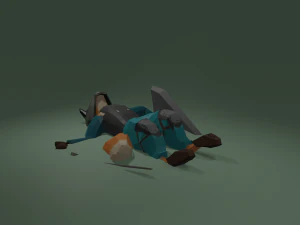 Fox warrior 3D Model