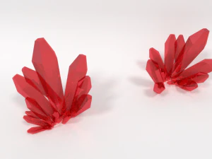 क्रिस्टल एसेट्स गेम स्पाइरो 3D मॉडल