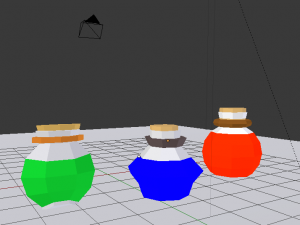 fantasy rpg potions bottles 3D Model