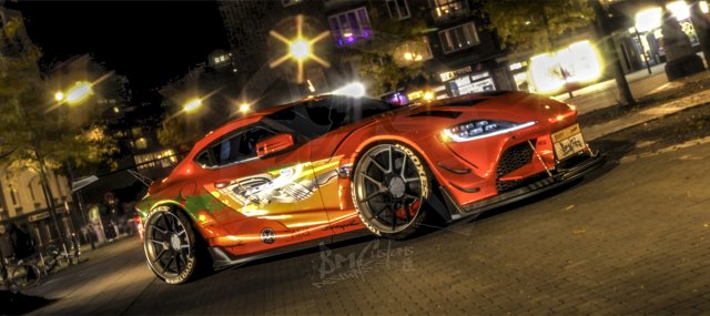 toyota supra mk5 a90 fast and furious Modèle 3D .c4d .max .obj .3ds .fbx .stl .blend 