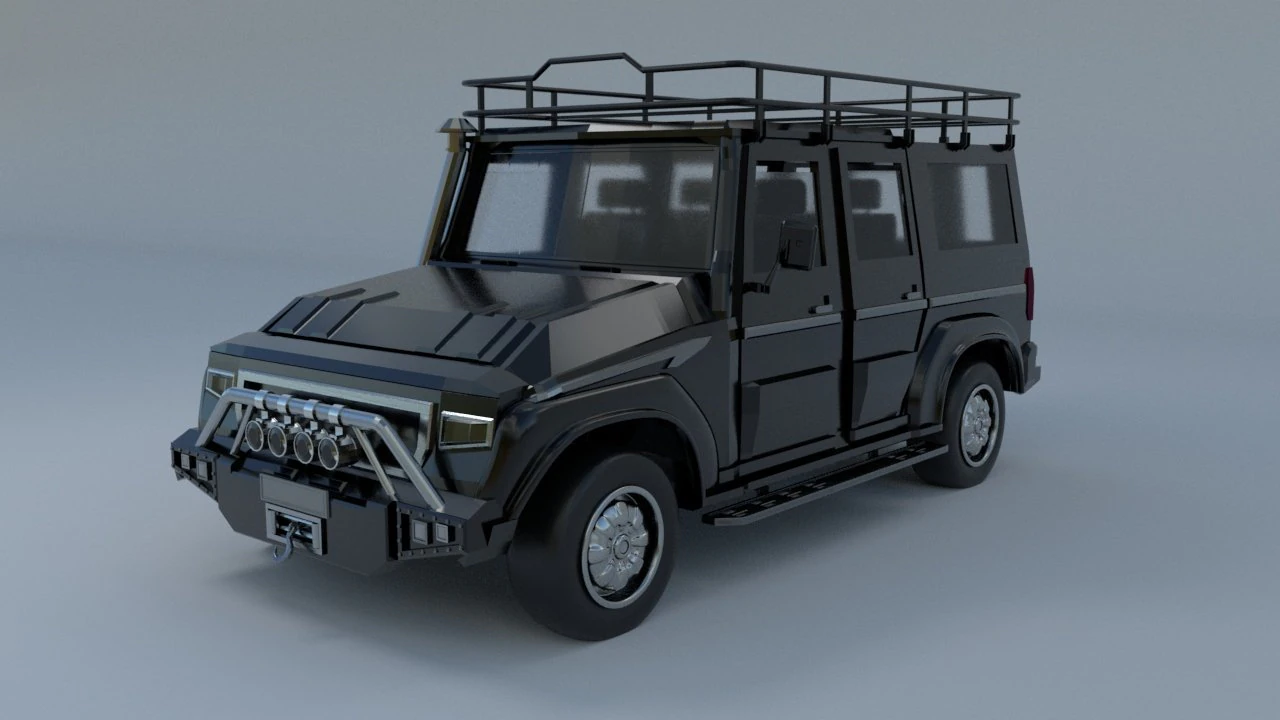 off road car 3D Model .c4d .max .obj .3ds .fbx .stl .blend 