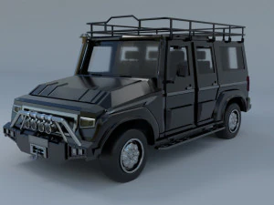 mobil off-road Model 3D