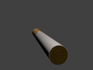 rokok Model 3D
