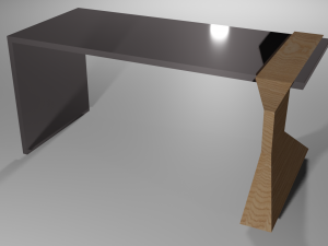 glass table 3D 模型