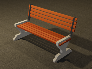 bench Modelo 3D
