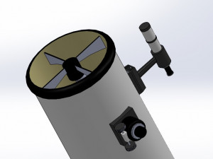 telescope Modelo 3D