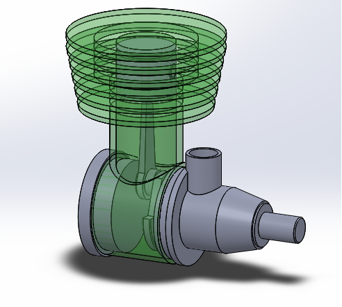 two stroke engine Modelo 3D .c4d .max .obj .3ds .fbx .stl .blend 