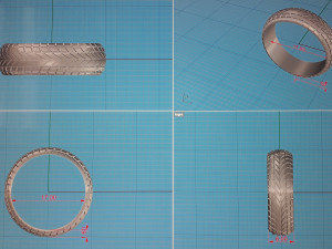 ring tire 3D 模型