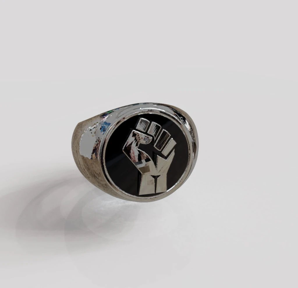 fist ring 3D Print Model .c4d .max .obj .3ds .fbx .stl .blend