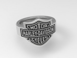 ring harley davidson 3D प्रिंट मॉडल
