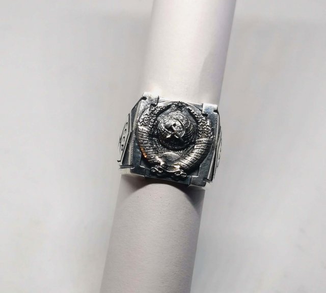 ussr ring 3D 打印模型 .c4d .max .obj .3ds .fbx .stl .blend