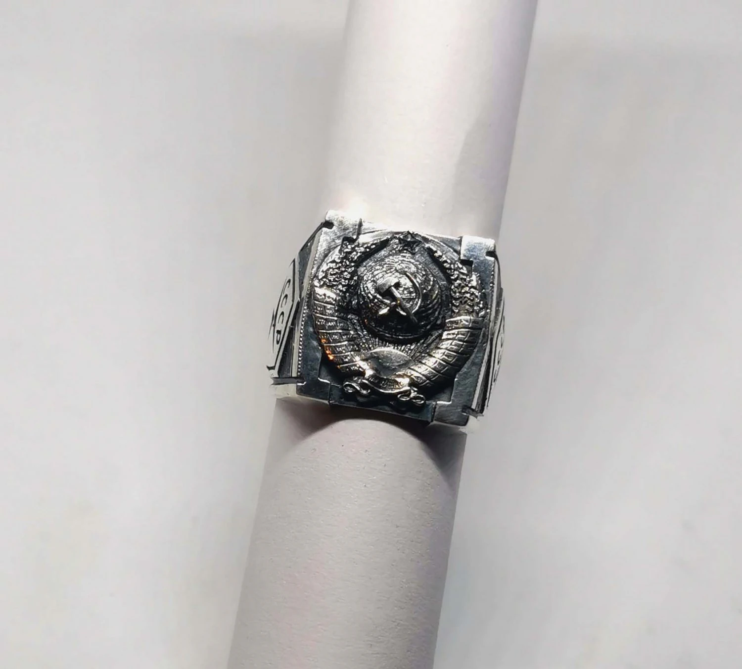 ussr ring 3D Print Model .c4d .max .obj .3ds .fbx .stl .blend 