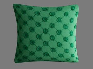green polka pillow Modello 3D