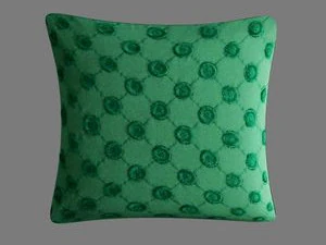 green polka pillow 3D Model