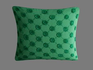 green polka pillow Modello 3D