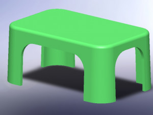 bathroom stool 3D 모델