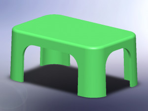 bathroom stool Modèle 3D