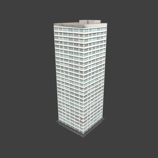 simple building 1 3D 모델 .c4d .max .obj .3ds .fbx .stl .blend 