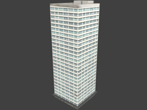 simple building 1 3D Model