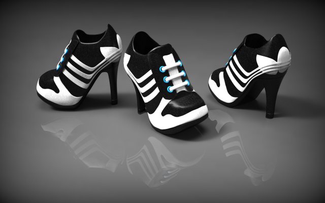 shoes Modelo 3D .c4d .max .obj .3ds .fbx .stl .blend 