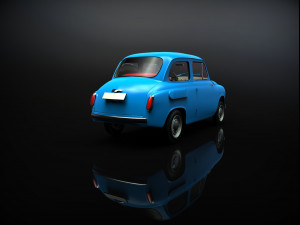car zaz-965 yalta 1961-1969 Modelo 3D