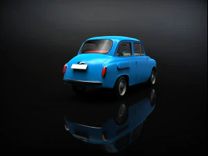 carro zaz-965 yalta 1961-1969 Modelo 3D