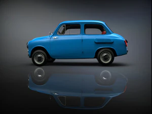 carro zaz-965 yalta 1961-1969 Modelo 3D