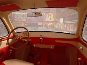 carro zaz-965 yalta 1961-1969 Modelo 3D