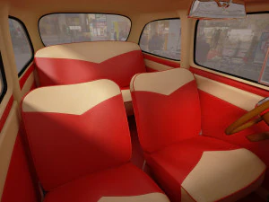 carro zaz-965 yalta 1961-1969 Modelo 3D