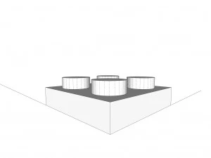 lego bricks set 1 3D Model