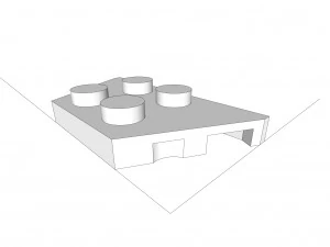 lego bricks set 1 3D Model
